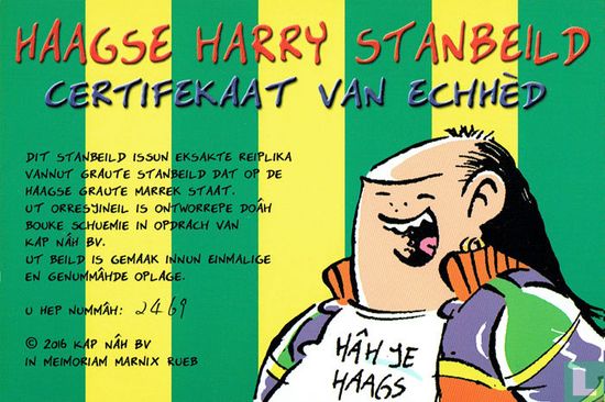 Haagse Harry Beeldje