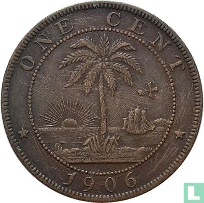 Liberia 1 cent 1906 - Afbeelding 1