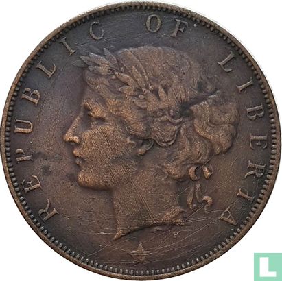 Liberia 1 cent 1906 - Afbeelding 2