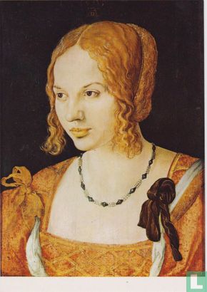 Brustbild einer jungen Venezianerin, 1505 - Afbeelding 1