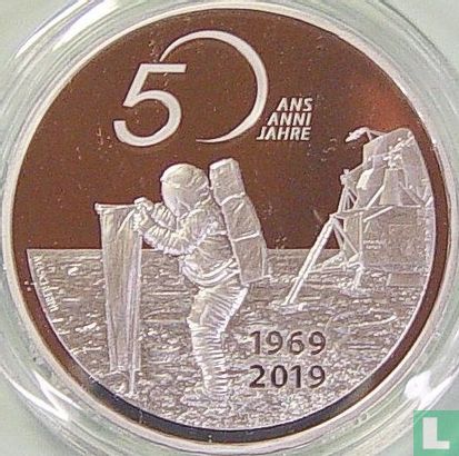 Zwitserland 20 francs 2019 (PROOF) "50th anniversary of the moon landing" - Afbeelding 2