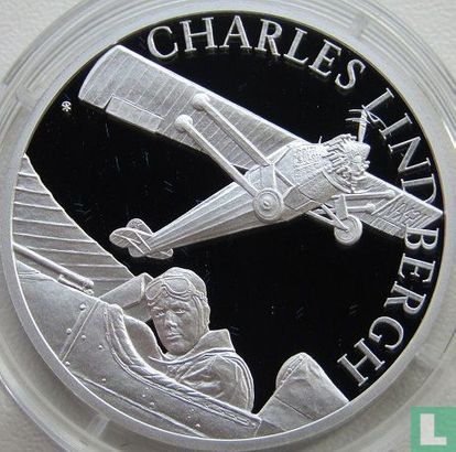 Niue 1 dollar 2017 (PROOF) "90 years Charles Lindberg's transatlantic flight" - Image 2