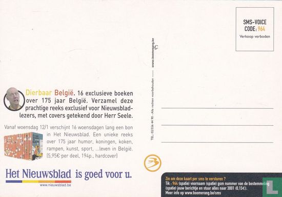 3040 - Het Nieuwsblad "O Dierbaar België" - Bild 2