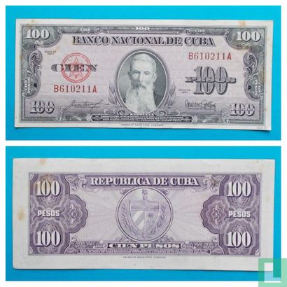 Cuba 100 pesos 1954