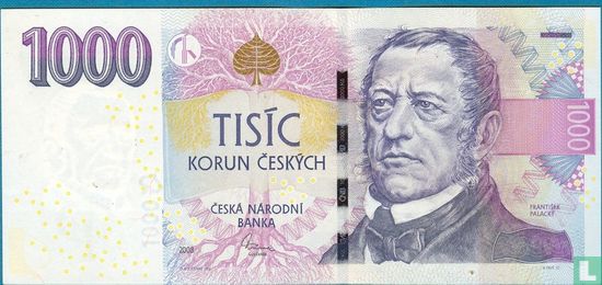 Tsjechische Republiek 1000 Korun 2008 - Afbeelding 1