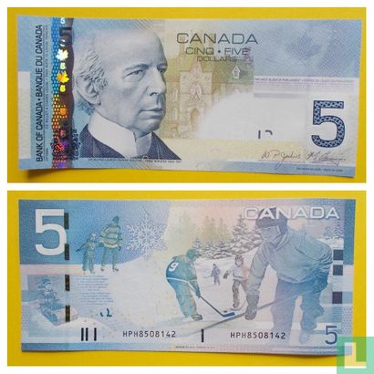 Canada 5 dollars 2010