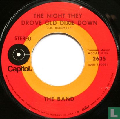 The Night They Drove Old Dixie Down - Bild 1