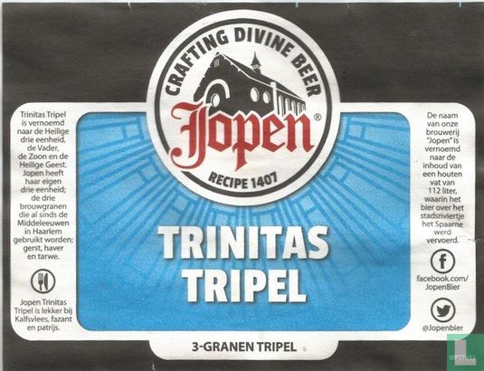 Jopen Trinitas Tripel - Bild 1