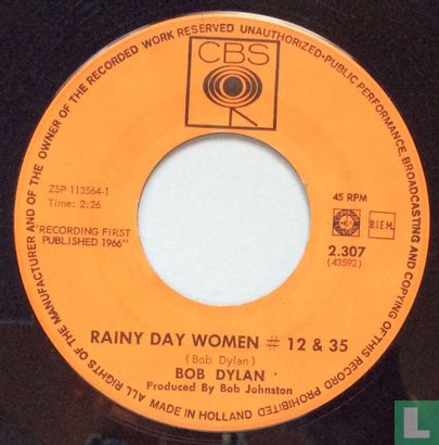 Rainy Day Women # 12 & 35 - Afbeelding 3