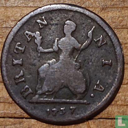 Royaume Uni ½ penny 1737 - Image 1