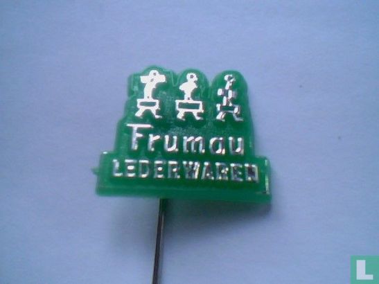 Frumau lederwaren [zilver/groen]