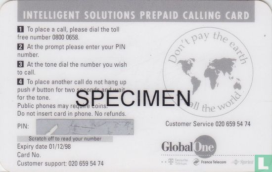 Intelligent Solutions Worldwide Phone Card - Image 2