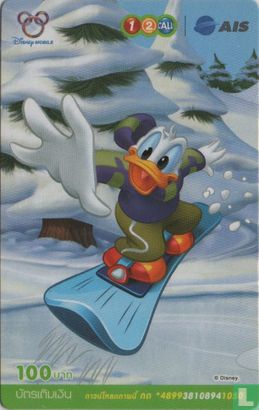 Donald Duck Snowboarding - Afbeelding 1