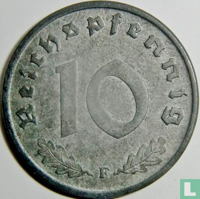 Empire allemand 10 reichsfennig 1947 (F) - Image 2