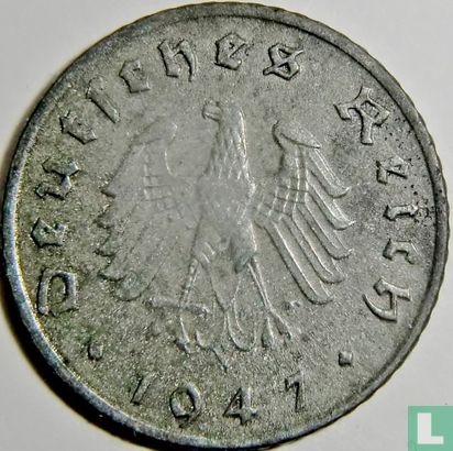Empire allemand 5 reichspfennig 1947 (A) - Image 1