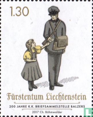 200 years kk Briefsammelstelle Balzers