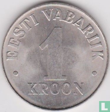 Estonia 1 kroon 1992 - Image 2
