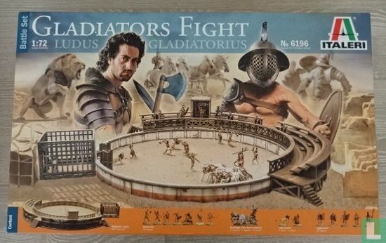 Gladiators fight (ludus gladiatorius) - Afbeelding 1