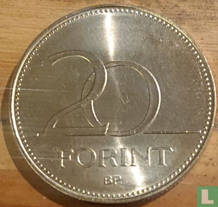 Hongarije 20 forint 2020 "Tribute to the heroes" - Afbeelding 2
