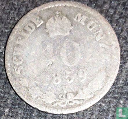 Österreich 10 Kreuzer 1859 (V) - Bild 1