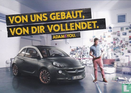 16846 - Opel Adam "Von uns gebaut, von Dir vollendet"