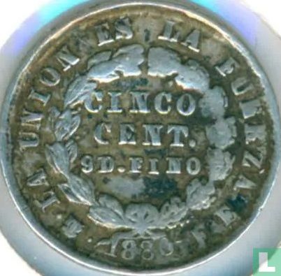 Bolivien 5 Centavo 1880 - Bild 1