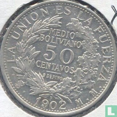 Bolivie 50 centavos 1902 - Image 1