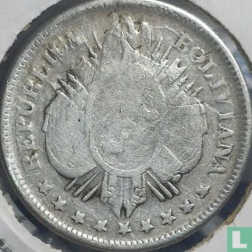 Bolivie 20 centavos 1904 - Image 2