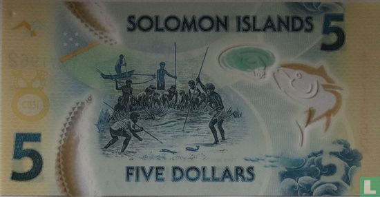 Solomon Islands 5 Dollars 2019 - Image 2