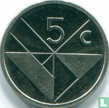 Aruba 5 cent 1989 - Image 2