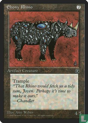 Ebony Rhino - Image 1