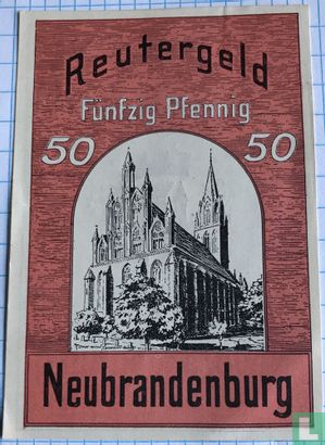 Neubrandenburg, Ville - Reutergeld - 50 Pfennig ND (1922) - Image 2