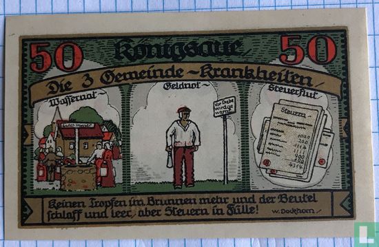 Königsaue, Gemeinde - 50 Pfennig 1921 - Image 2