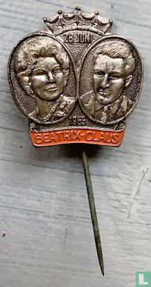 28 juni 1965 Beatrix-Claus [orange Band) - Bild 1