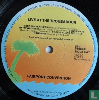Live at the L.A. Troubadour - Afbeelding 3