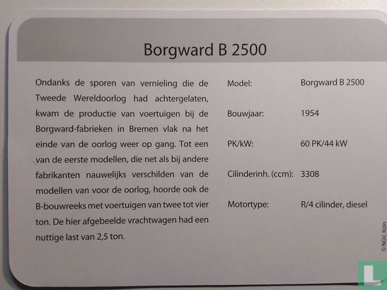 Borgward B 2500 - Afbeelding 2