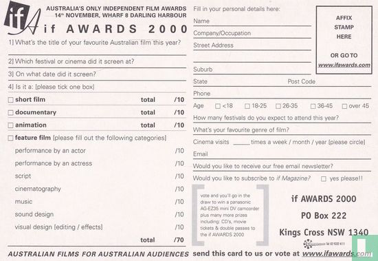 ifa - if Awards 2000 - Afbeelding 2
