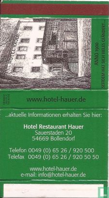 Hotel Hauer - Anno 1900 - seitdem hat sichvieles geändert