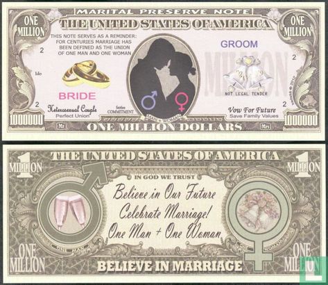 BELIEVE IN MARRIAGE - MAN AND WOMAN