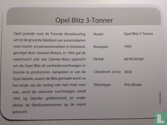Opel Blitz 3-Tonner - Bild 2