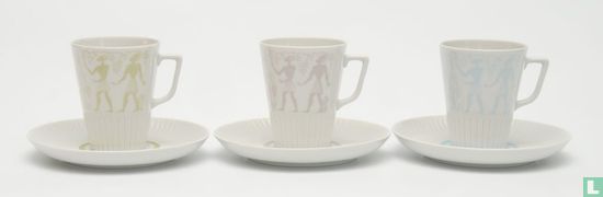 Koffiekop en schotel - Diana - Decor Athene Lichtolijfgroen - Mosa - Afbeelding 3