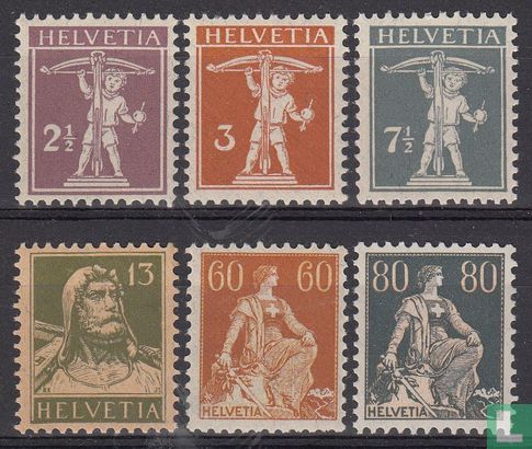 Definitive stamps, new values