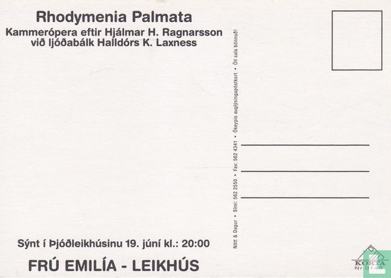 143 - Frú Emilía - Leikhús - Rhodymenia Palmata - Afbeelding 2