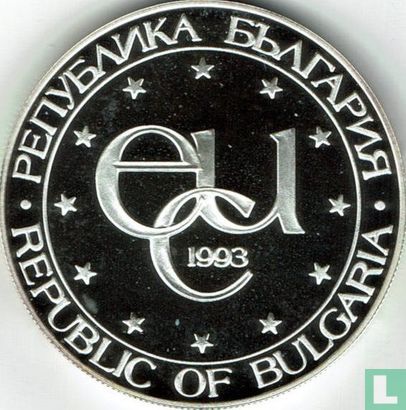 Bulgaria 500 leva 1993 (PROOF) "European Community - St. Theodor Stratilat" - Image 1