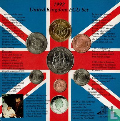 Verenigd Koninkrijk ECU set 1992 - Afbeelding 1