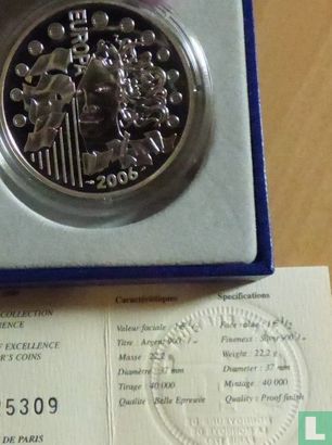 Frankrijk 1½ euro 2006 (PROOF) "120th anniversary of the birth of Robert Schuman" - Afbeelding 3