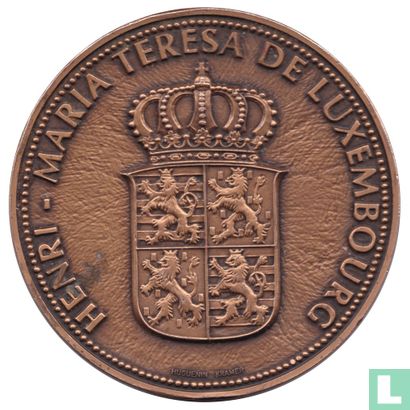 Luxemburg Medallic Issue 2001 (Henri - Maria Teresa De Luxembourg) - Afbeelding 2