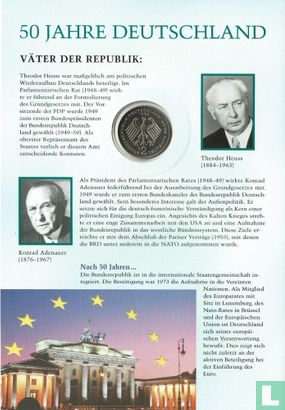 Duitsland 2 mark 1994 (D - Ludwig Erhard - stamps & folder) - Afbeelding 2