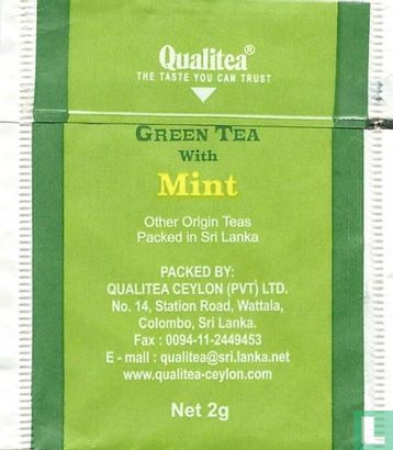 Green Tea with Mint - Afbeelding 2