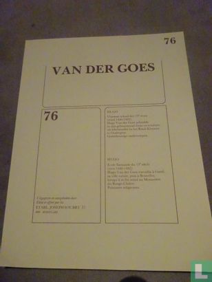 Van der Goes - Bild 1
